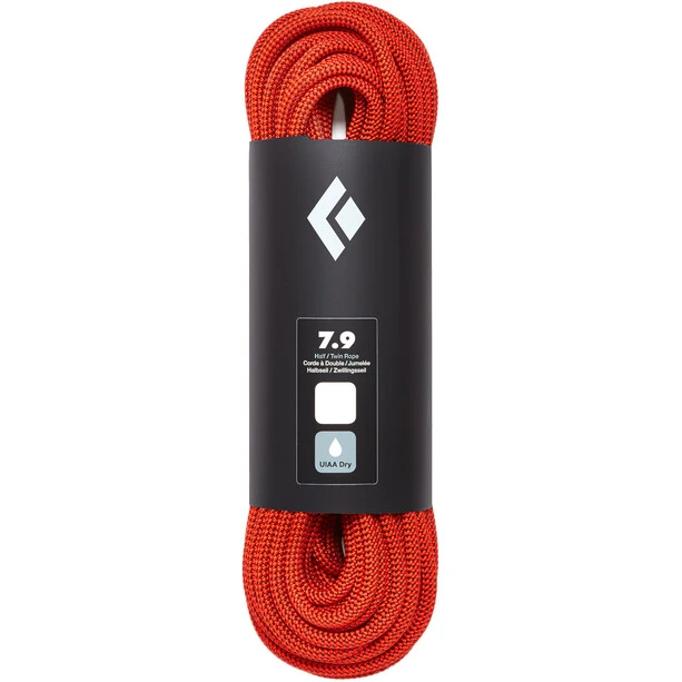 Black Diamond 7.9 Rope Dry Rope 70m orange 1 Black Diamond 7.9 Rope Dry Rope 70m orange