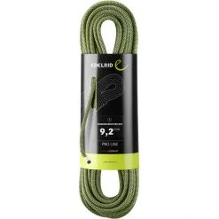 Edelrid Hummingbird Pro Dry Rope 9,2mm x 80m night citrus